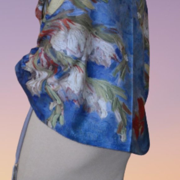 Woman extra long scarf - Picture 3 of 6